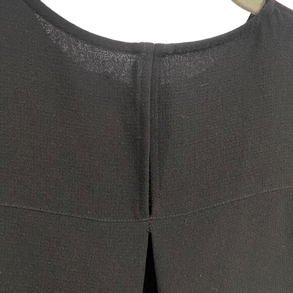 Madewell Textured Oversized Black‎ Blouse Size M - Picture 3 of 6